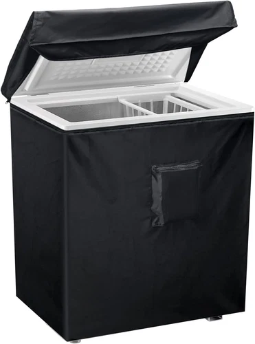 Black Chest Freezer Cover, Waterproof Freezer Cove
