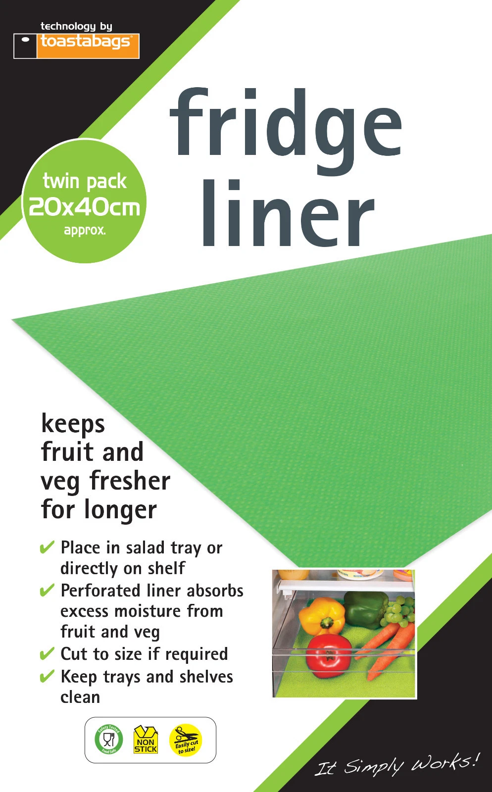 Fridge Liner - 20x40CM - 2 pack