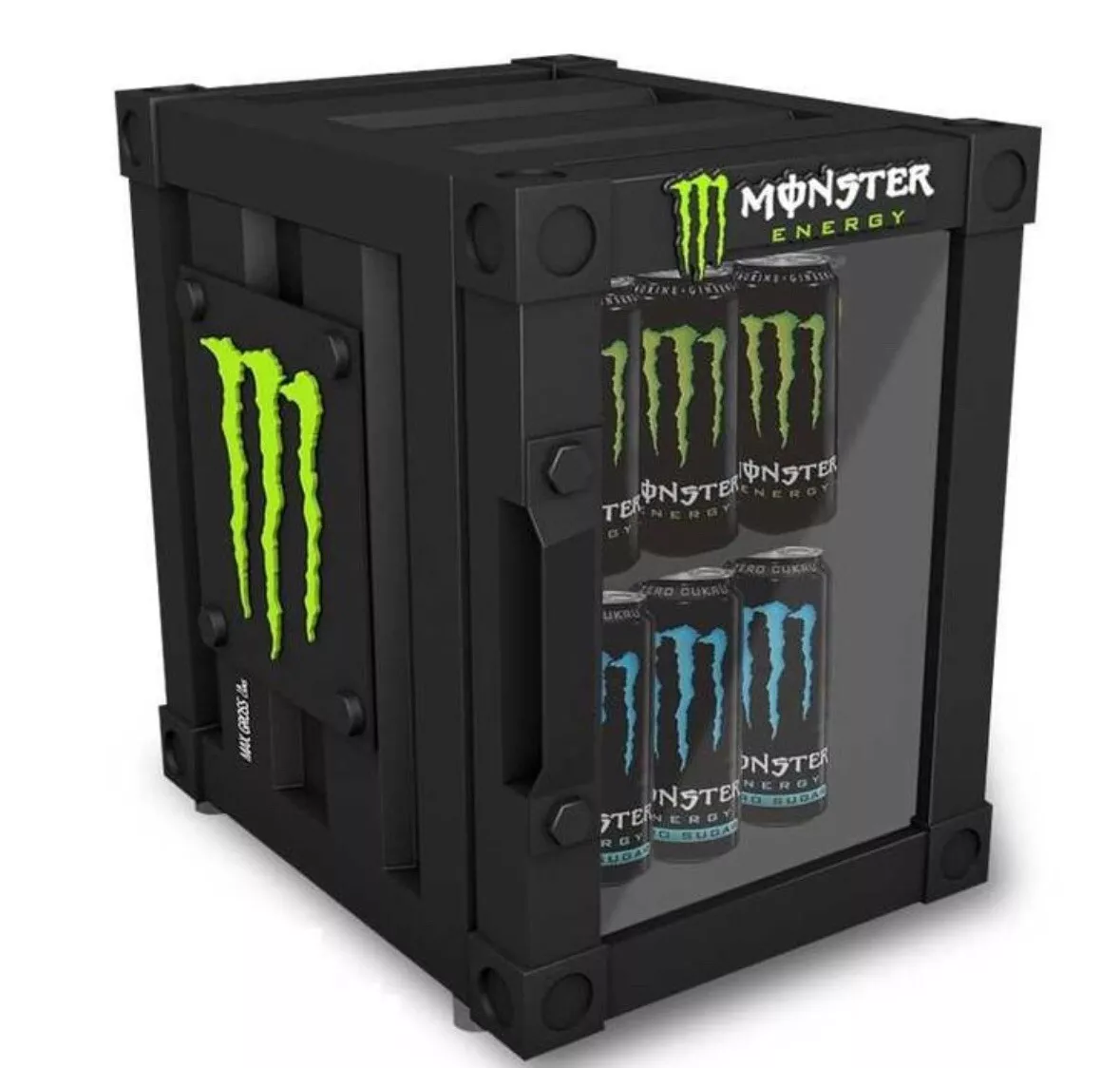 Monster Energy Drink Mini Fridge Pub Home Garden G