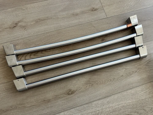 GE Cafe - Brushed Stainless handles for 4-Door Fre