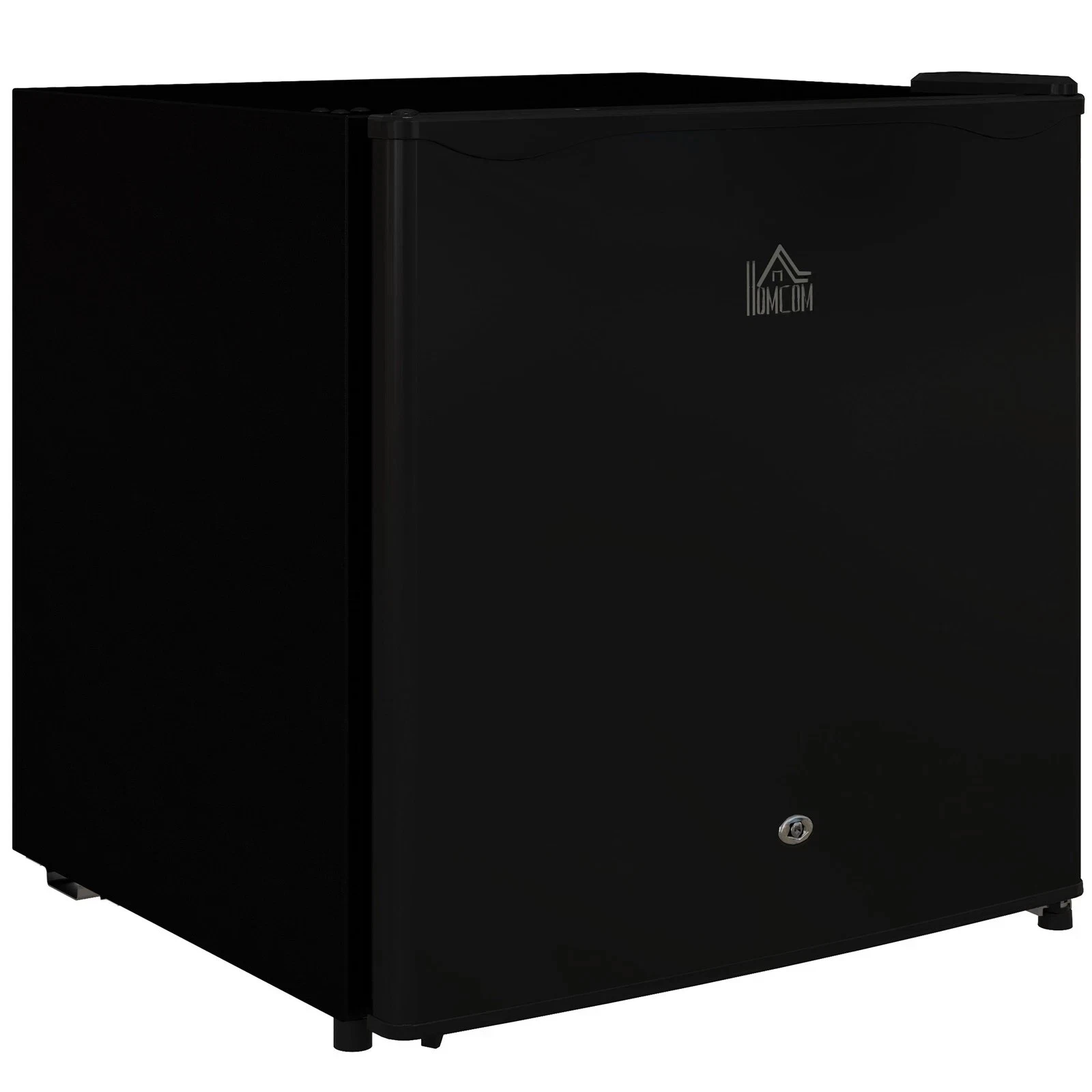 HOMCOM 46L Counter Top Fridge Mini Fridge with Loc